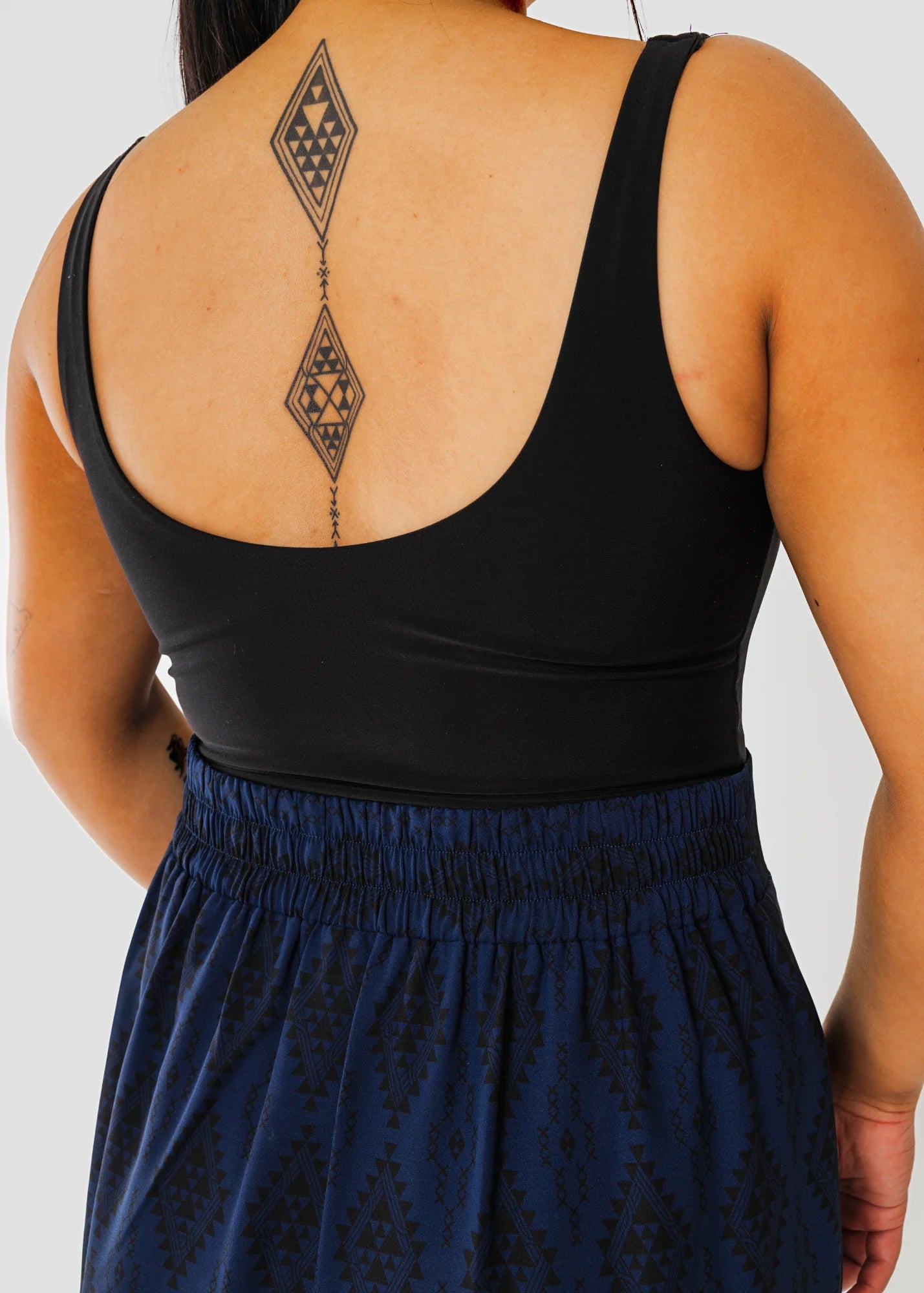 Purapura Whetu Skirt - Navy