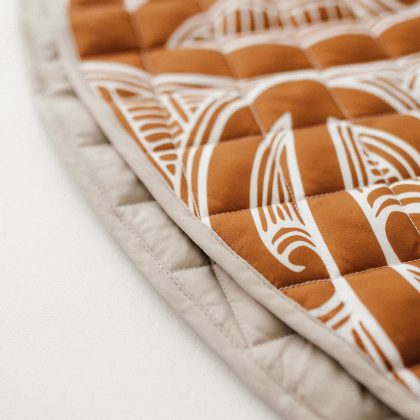 Maori Inspired playmat - Rust