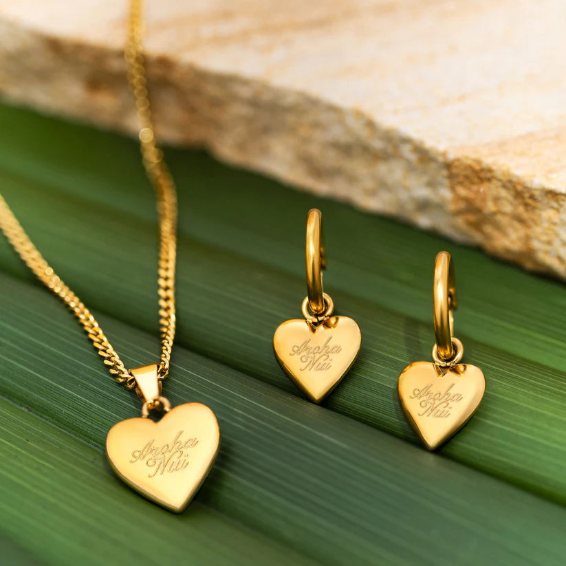 Aroha Nui Necklace - Gold