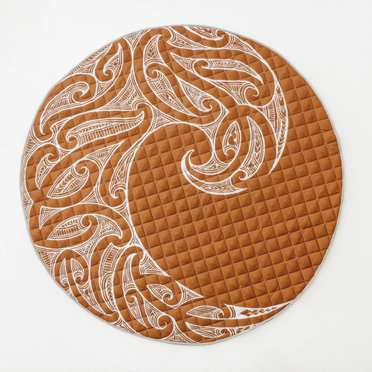 Maori Inspired playmat - Rust