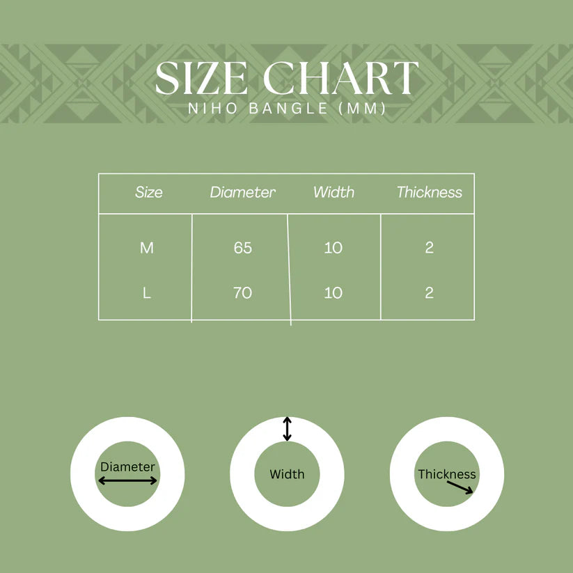 Niho Bangle - Silver