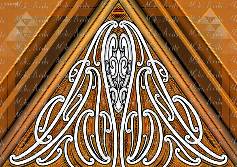 Te Rū-Au-Moko - A3 Art print