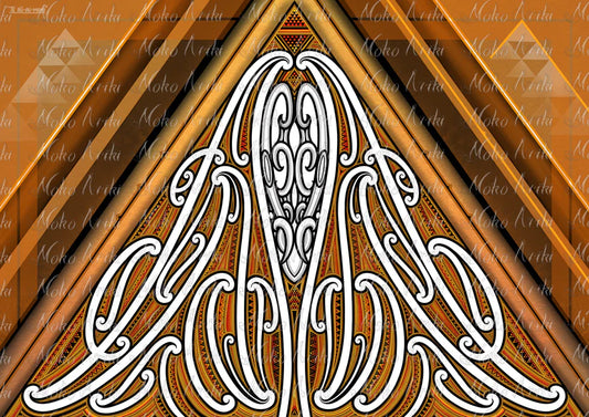 Te Rū-Au-Moko - A3 Art print