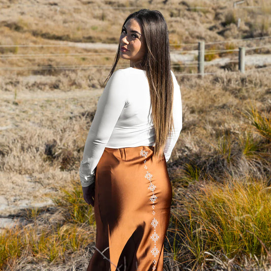 Puāwai Skirt - Copper