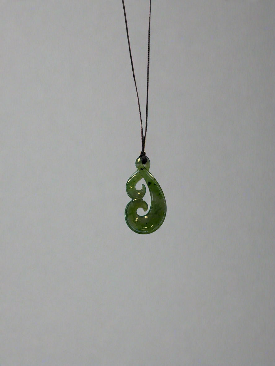 Jade Double Koru Twist