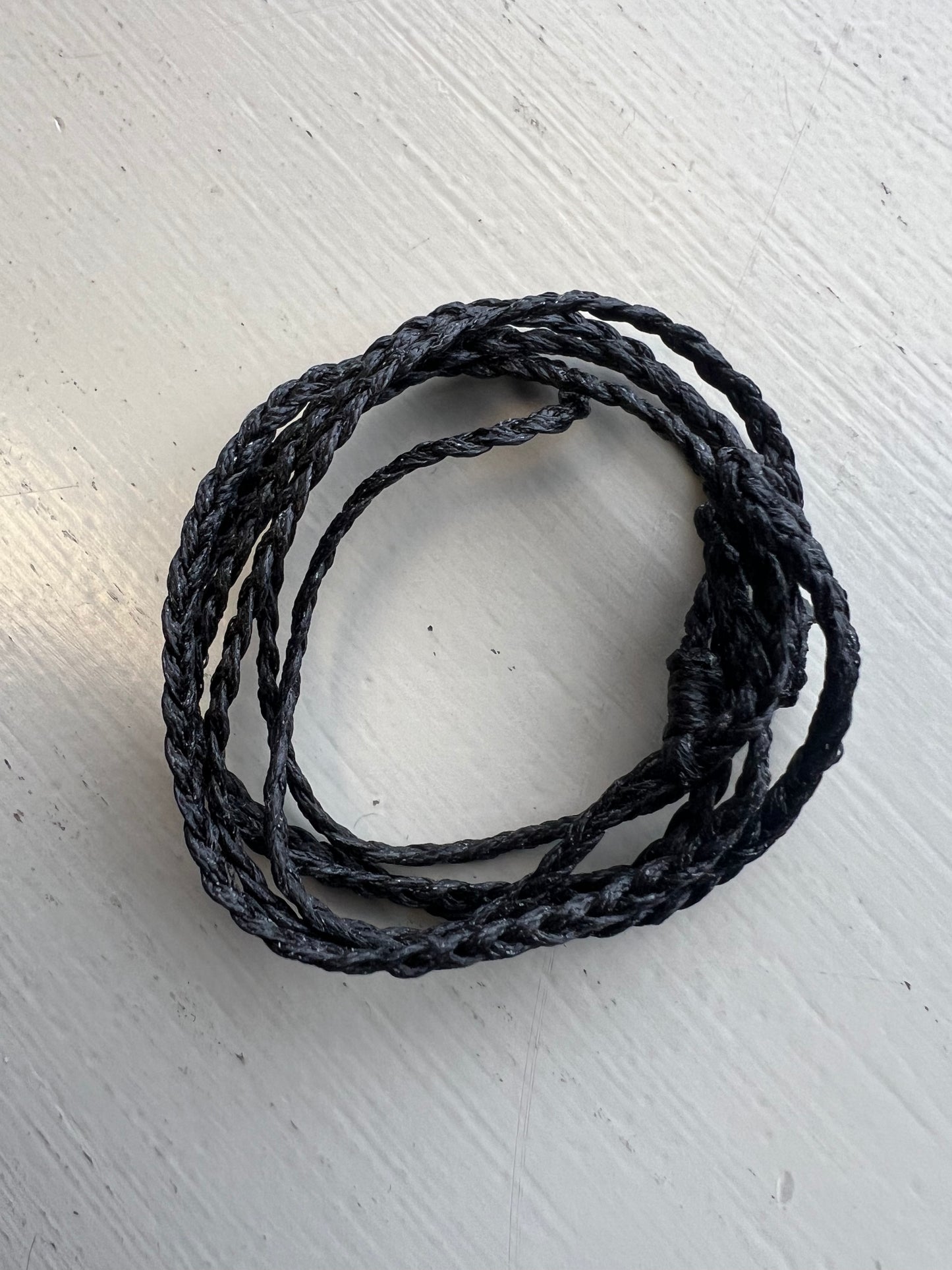 Braided cord - Black adjustable