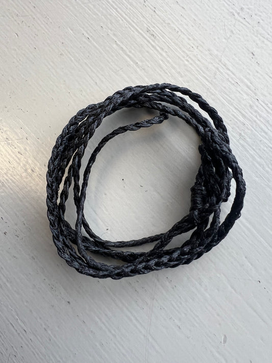 Braided cord - Black adjustable