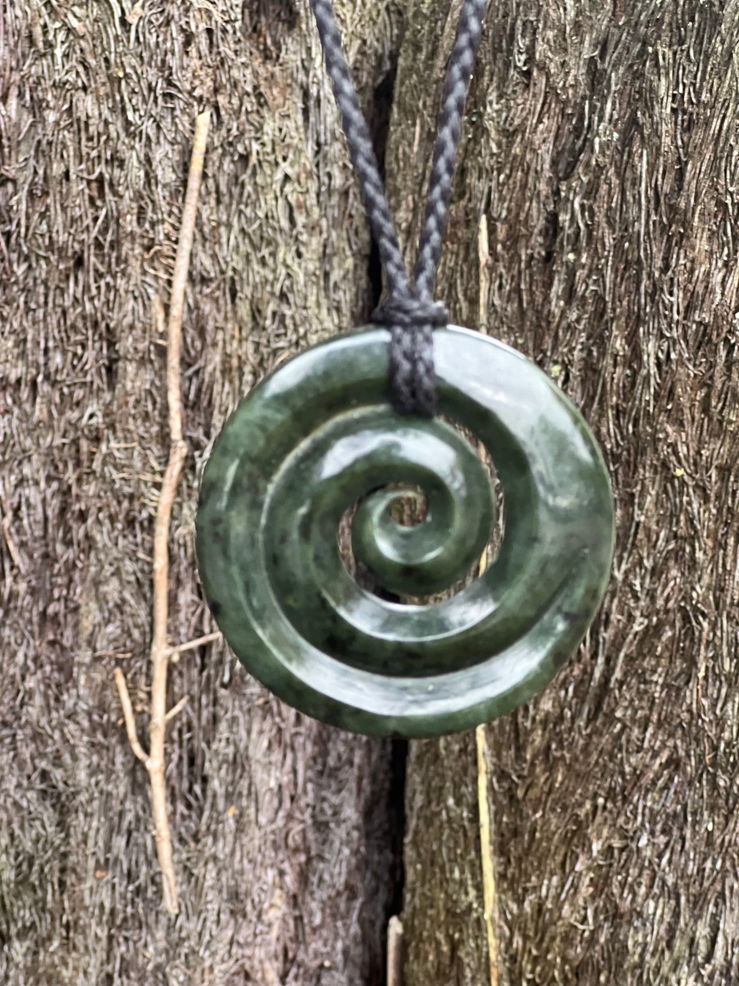 Jade Koru Pendant