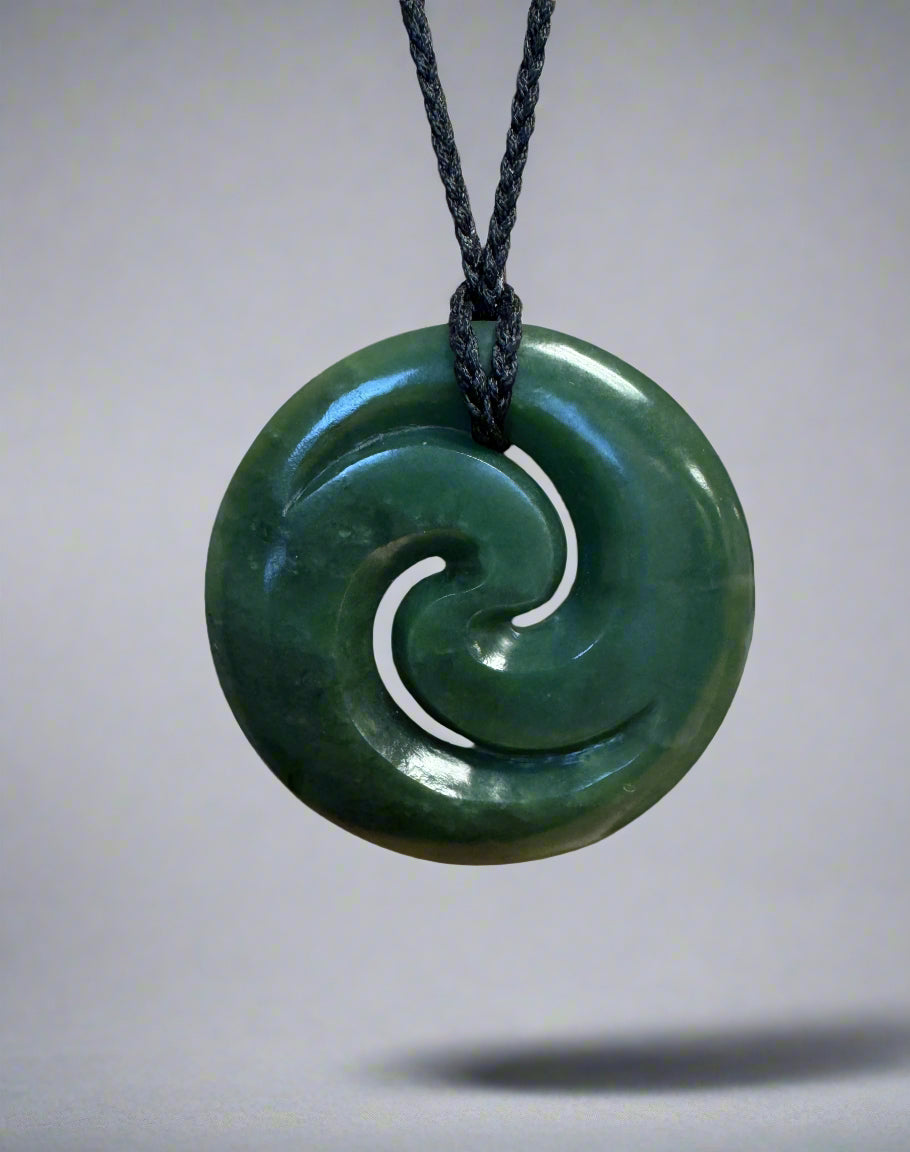 Double Circled Koru Pendant