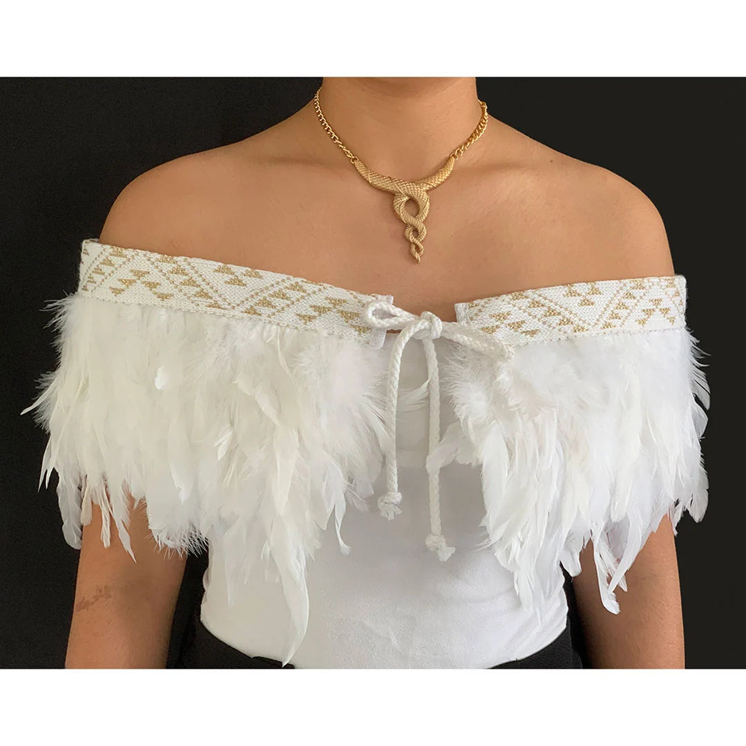 Kahu Huruhuru - White & Gold