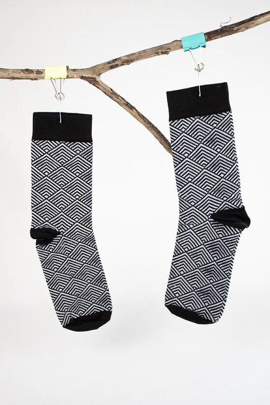 Unisex Socks Kaokao design White/Black