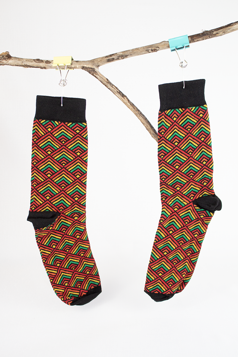 Unisex Socks Kaokao design Rainbow