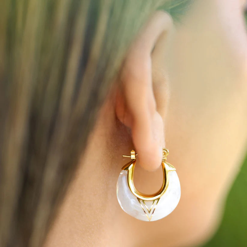 Niho Taniwhat Hoops - White