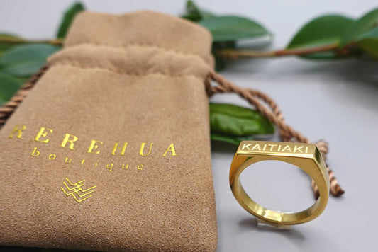 Kaitiaki Ring - Gold