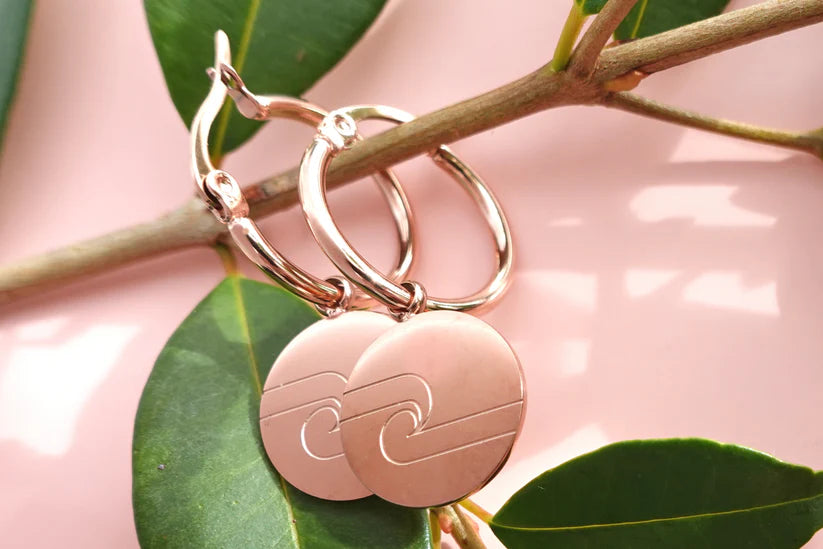 Tino hoops - Rose Gold