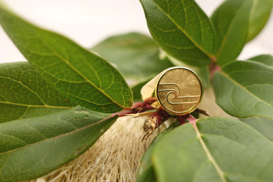 Tino Signet Ring - Gold