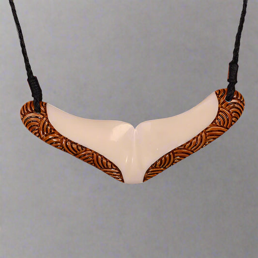 Whale Tail Pendant Necklace