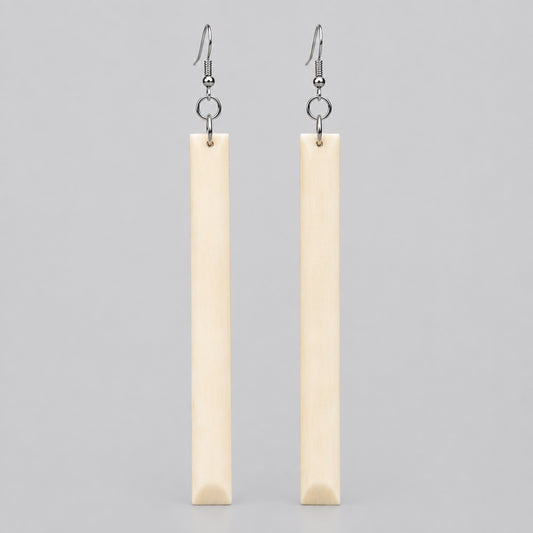 Bone Toki Earrings - Large