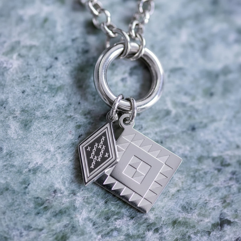 Rangimārie Charm Necklace - Silver