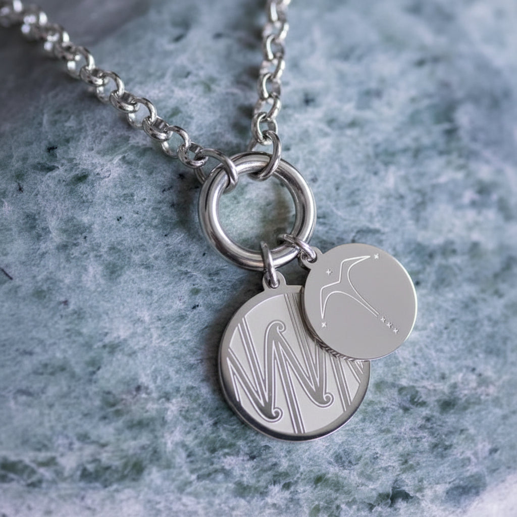 Rangimārie Charm Necklace - Silver