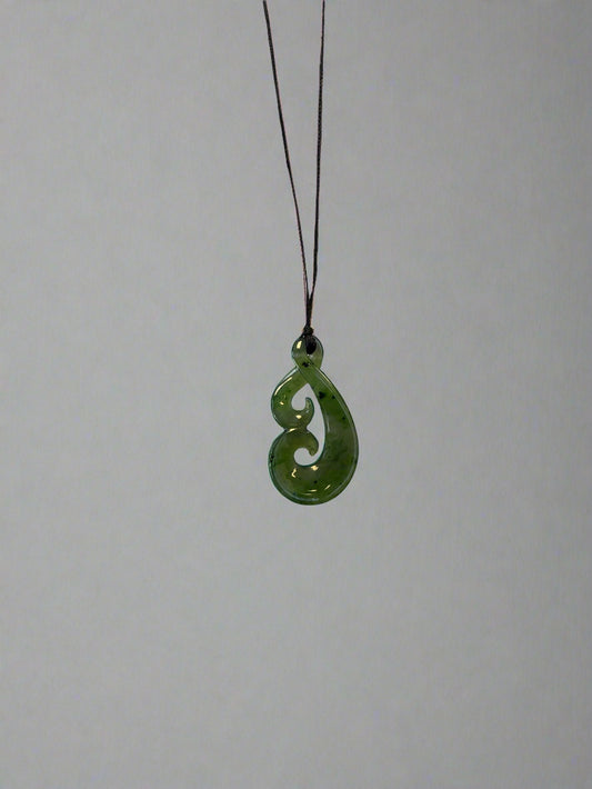 Jade Double Koru Twist