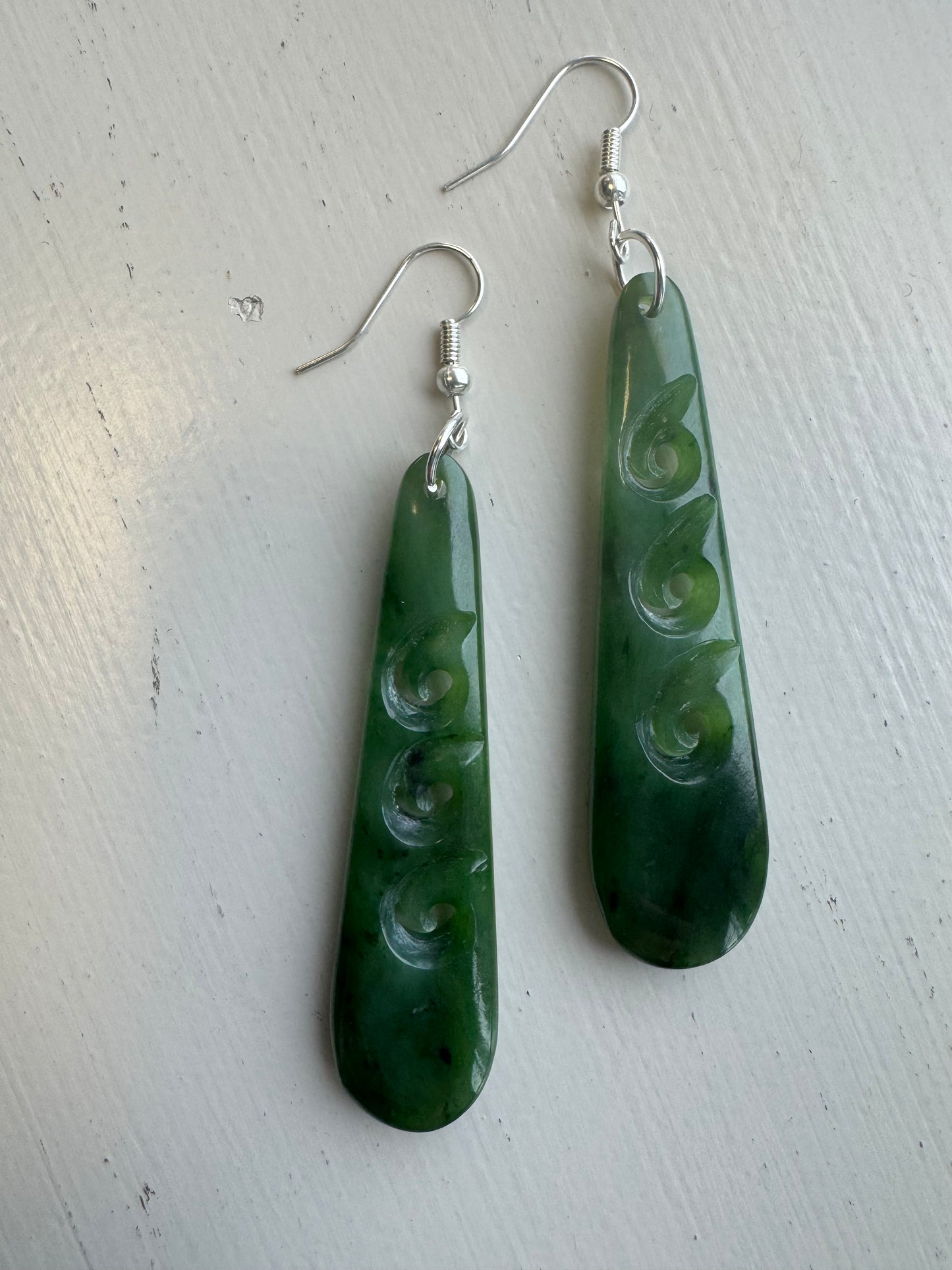 Jade Drop Earrings