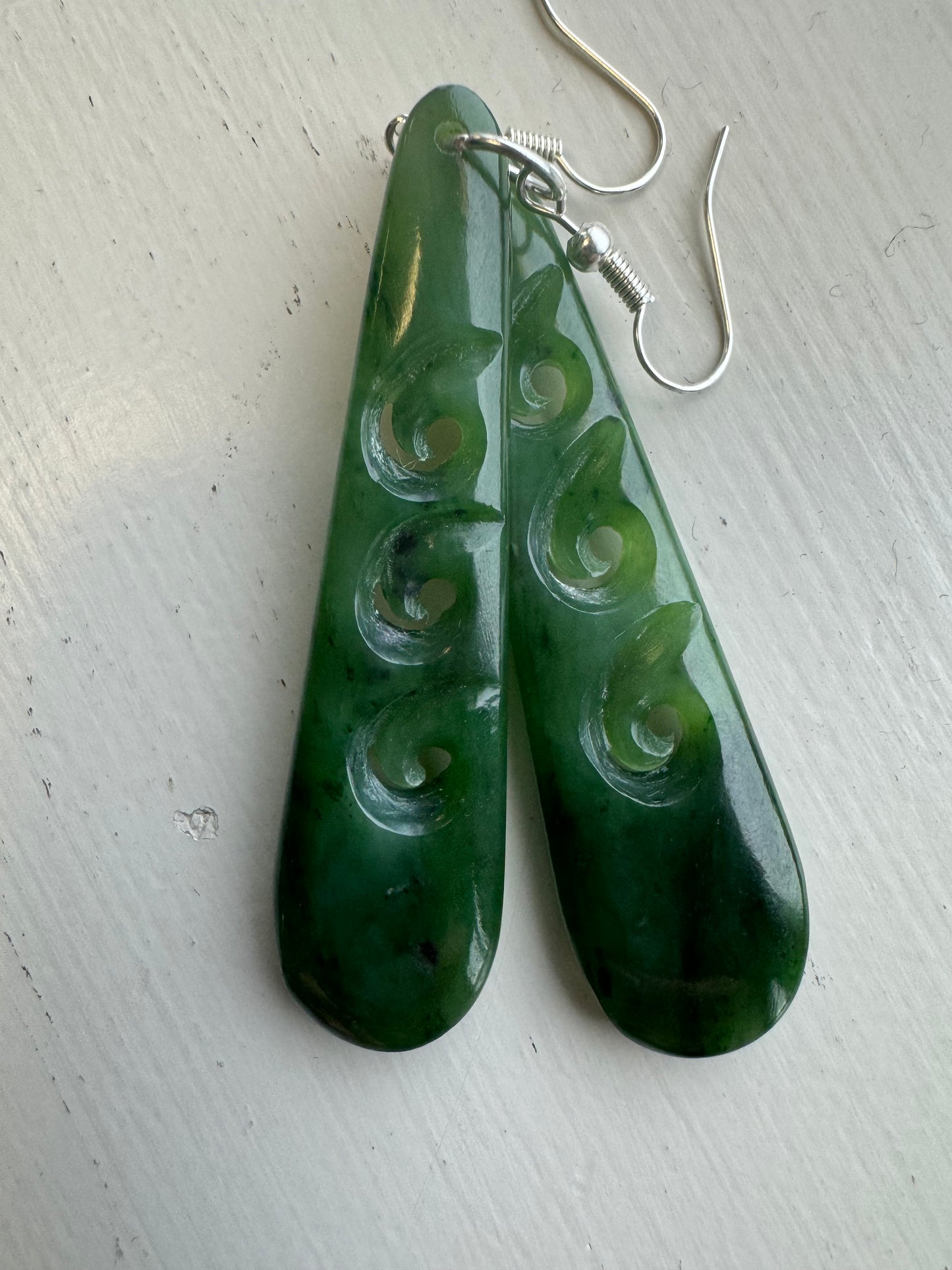 Jade Drop Earrings