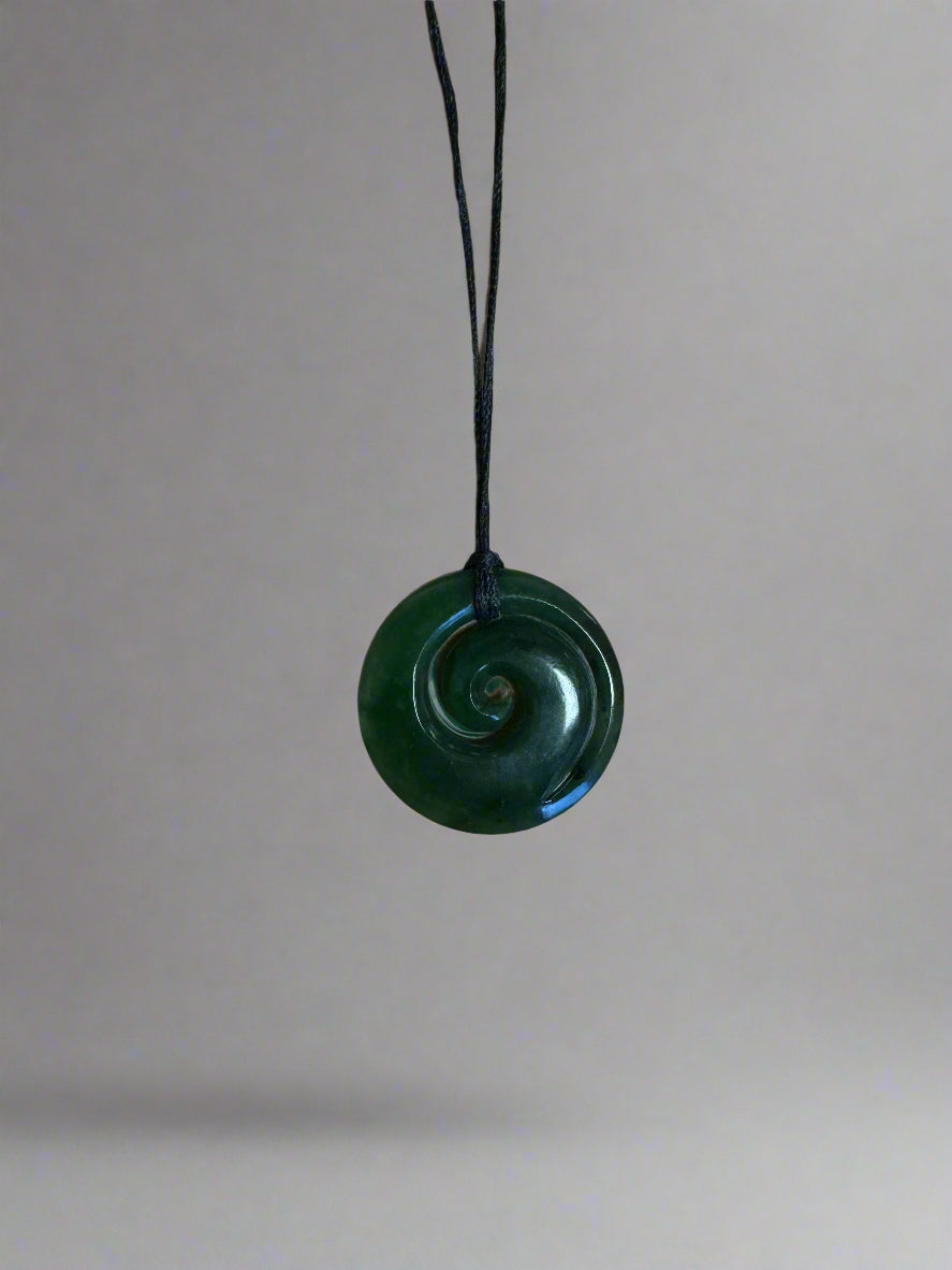 Jade koru - 42mm