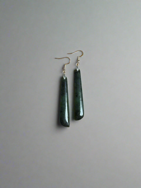 Jade Drop Earrings 55mm