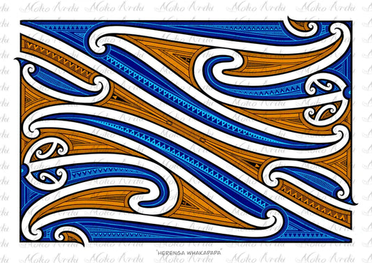 Herenga Whakapapa - A3 Print, Kahurangi