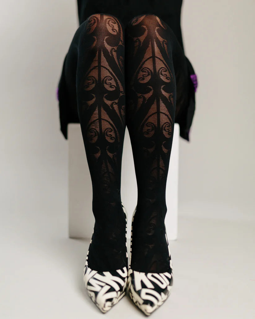 Black Tipu Full Tights