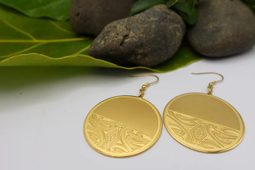 Manawa Earrings - Gold