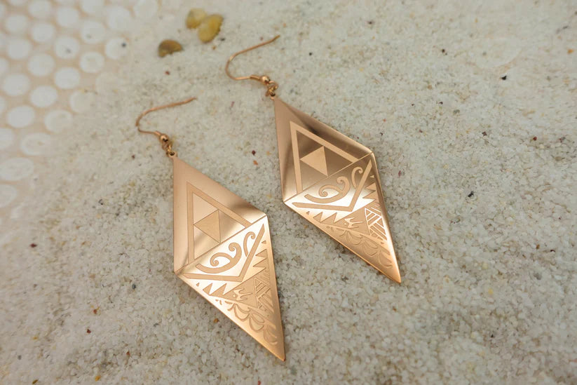 Maui Earrings - Rose Gold