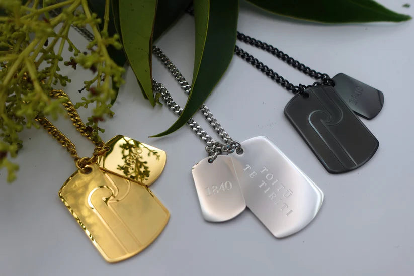 Toitū Te Tiriti Tag - Gold