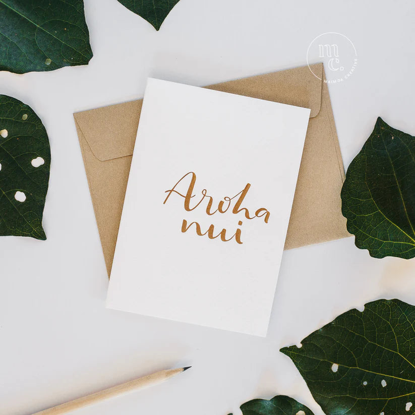 Aroha nui – Card