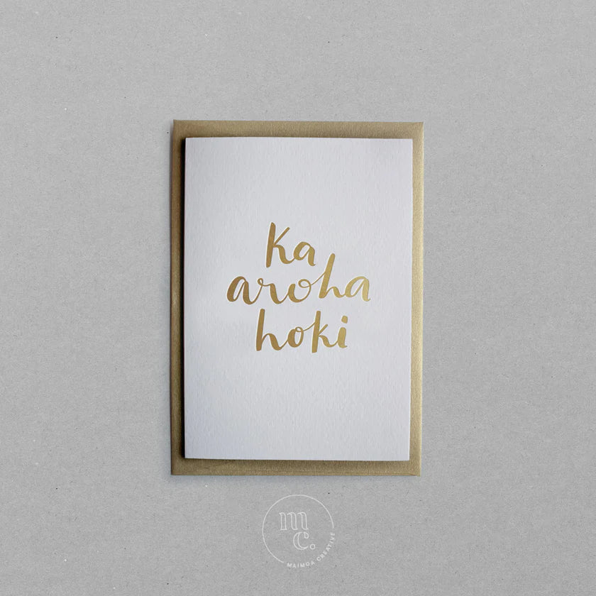 Ka aroha hoki - Card