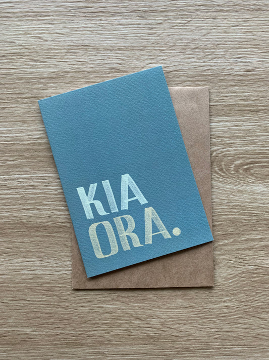 KIA ORA - Greeting card