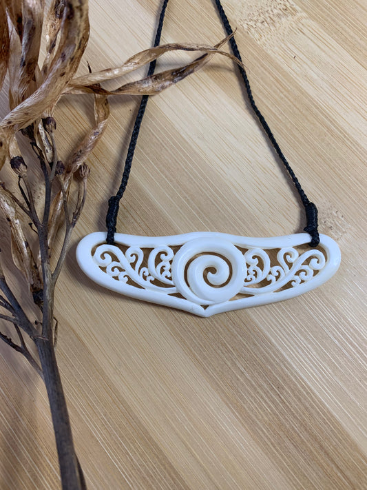 Bone breast plate - Koru